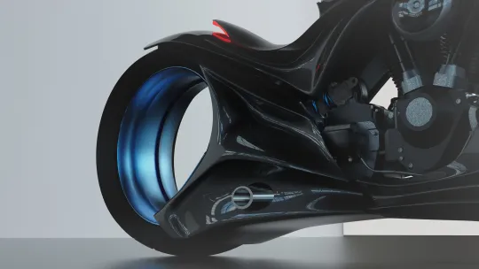 Azrael Motorcycle Concept combina clássico e futuro