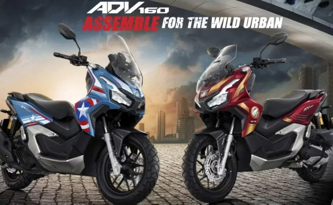 Honda ADV ganha versões inspiradas em heróis da Marvel