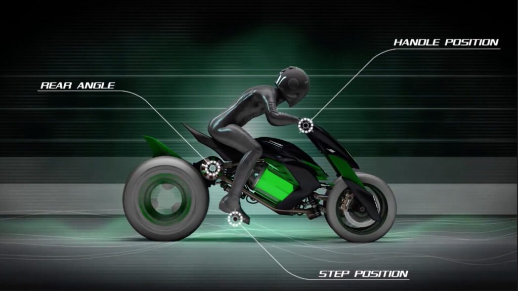 Kawasaki segue trabalhando em uma moto com três rodas