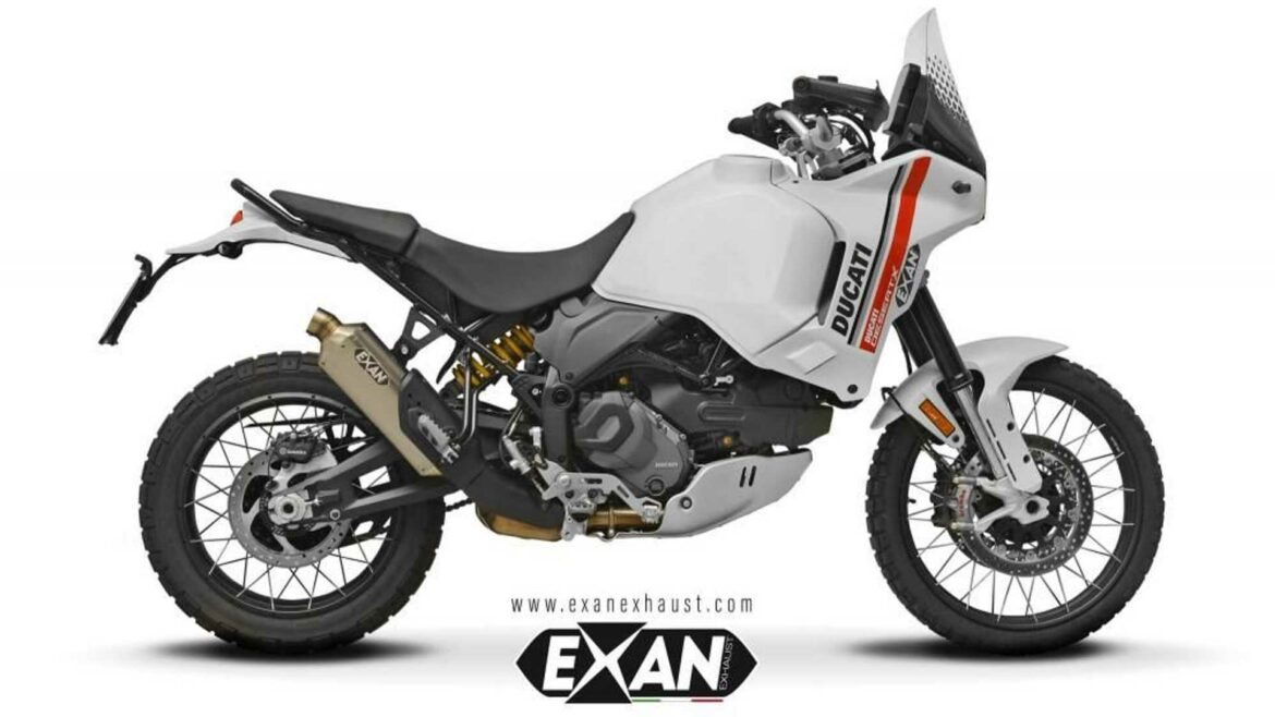 Escapamento X-Rally para a Ducati Desert-X